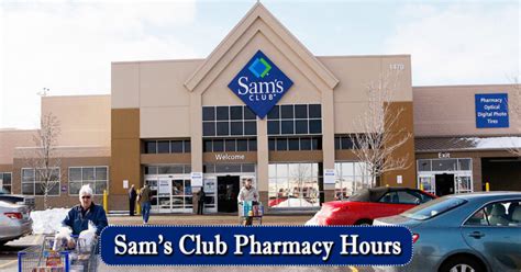 Is sam's club pharmacy open today - Pensacola Sam's Club. No. 8119. Closed, ... Pharmacy (850) 477-7974. Optical (850) 476-4995. Hearing Aid Center (850) 476-0000. Hours. Club hours; Mon-Fri: 10:00 am ... 